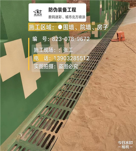 新乡 例如在抖音上有“迷彩墙，外围墙面挡 - 星空数码迷彩漆施工队